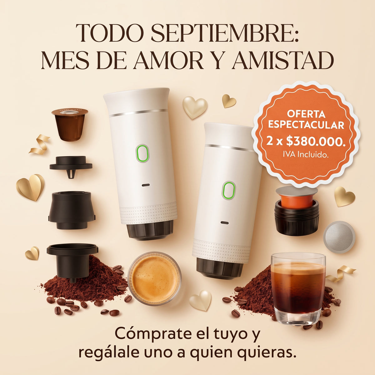 Oferta de septiembre: dos Presura por 380.000 pesos, IVA incluido